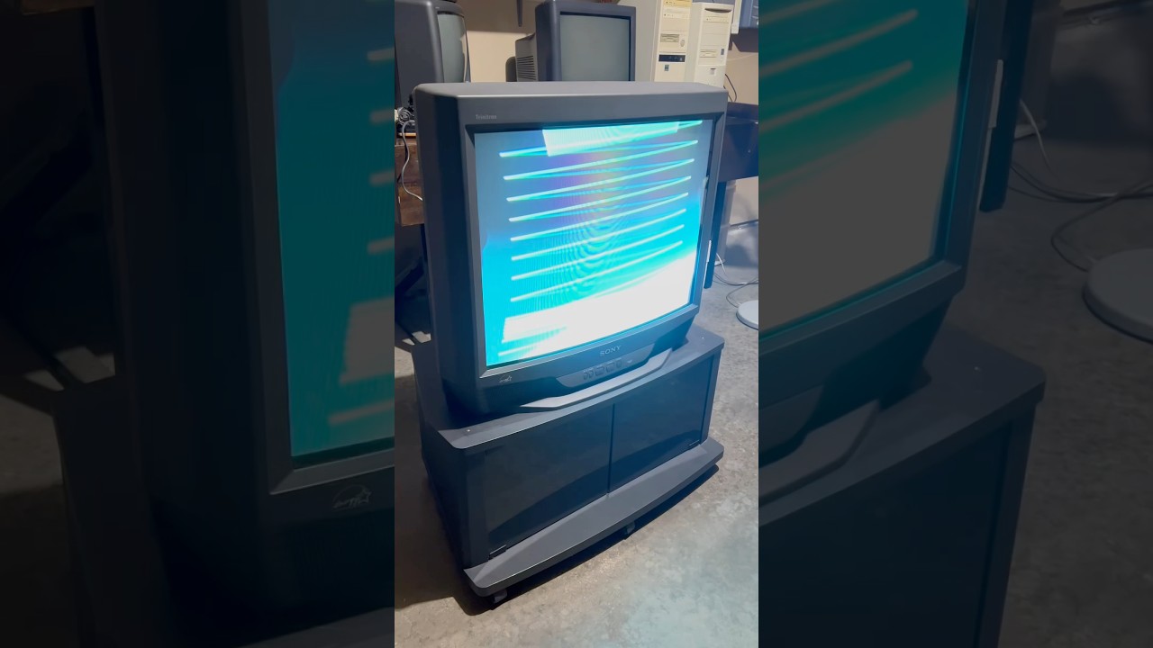 Another Violent Sony CRT TV Incident