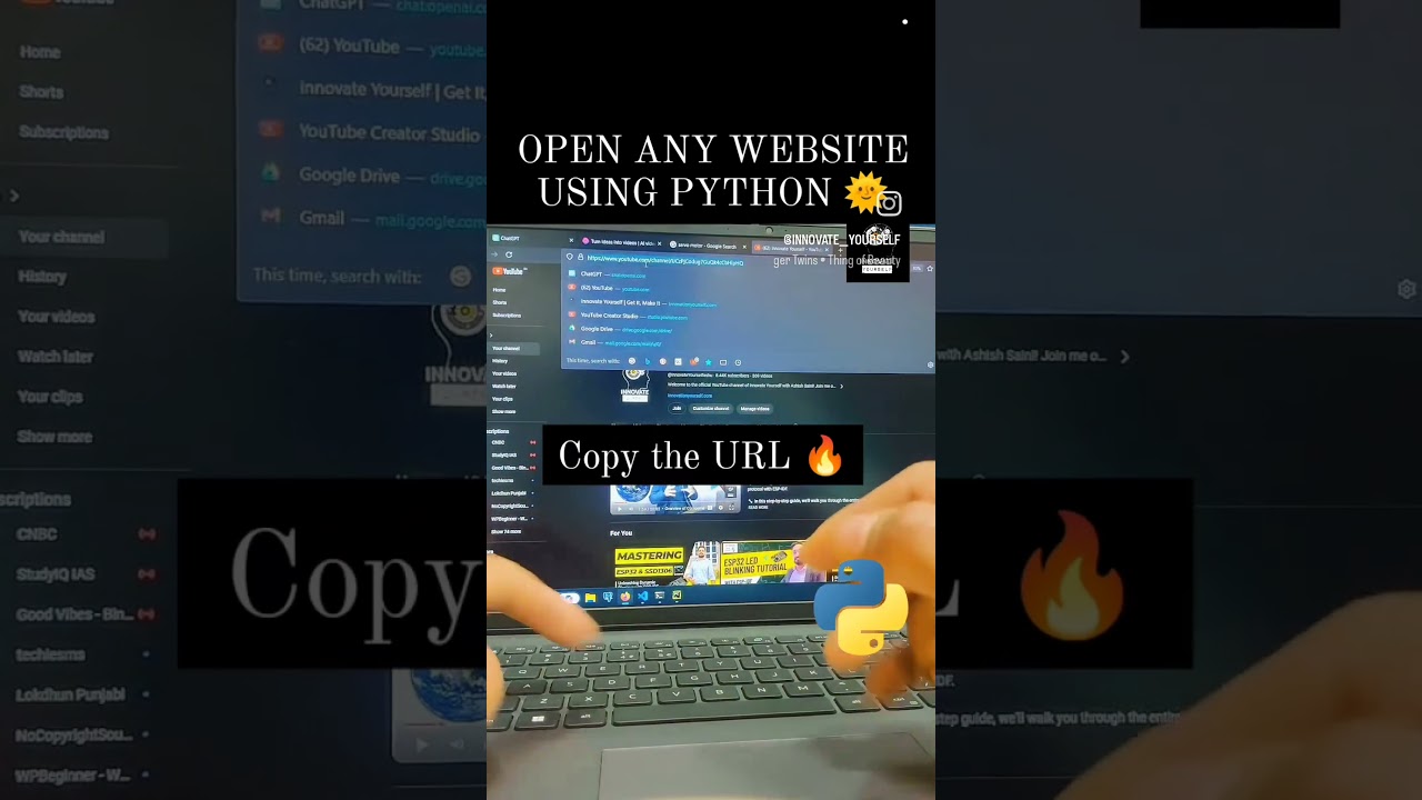Open Any Website Instantly with Python 🚀