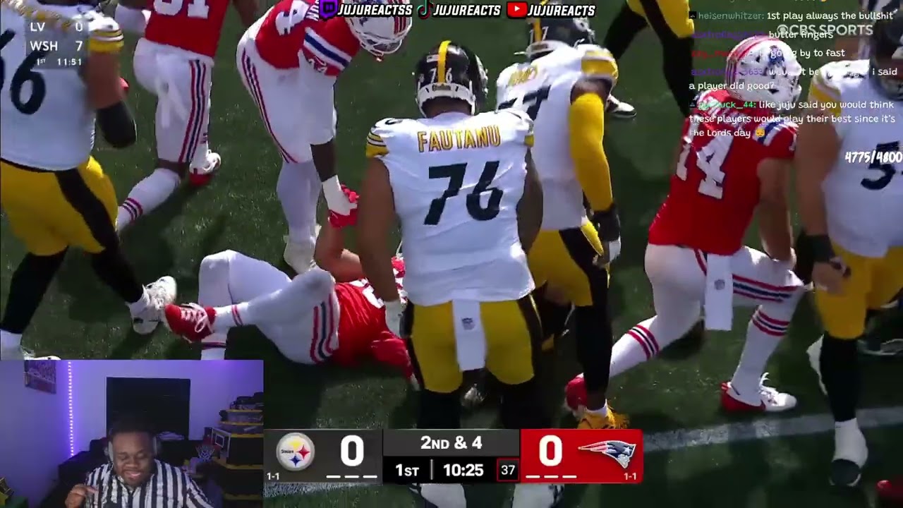JuJu Reacts to Steelers vs Patriots Week 3 Highlights