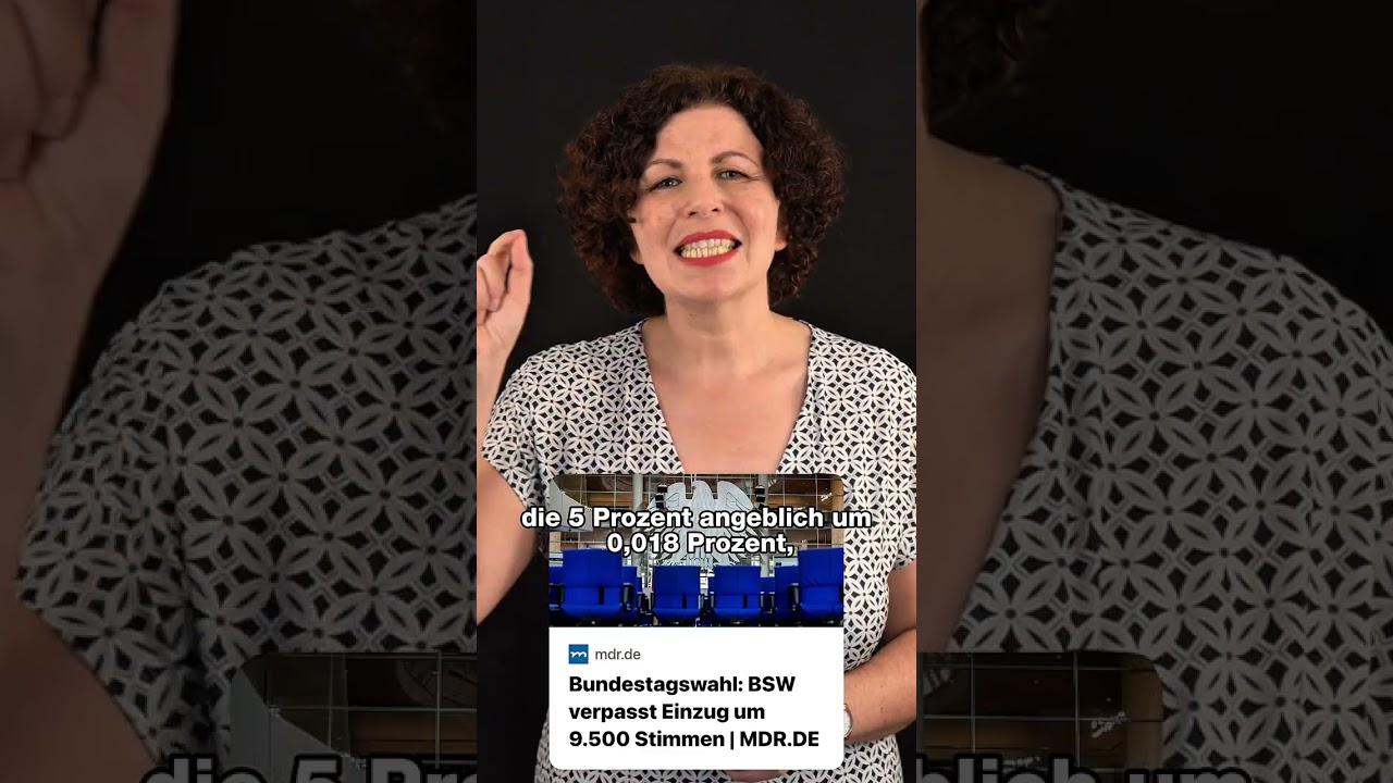 Neuauszählung: Soll das BSW im Bundestag sein? 🗳️
