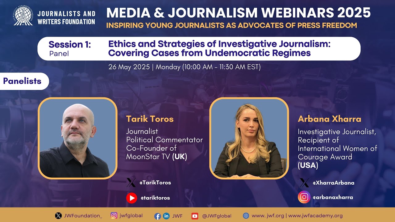 MJW 2025 Session 1: Ethics & Strategies for Investigative Journalism in Undemocratic Regimes 📰