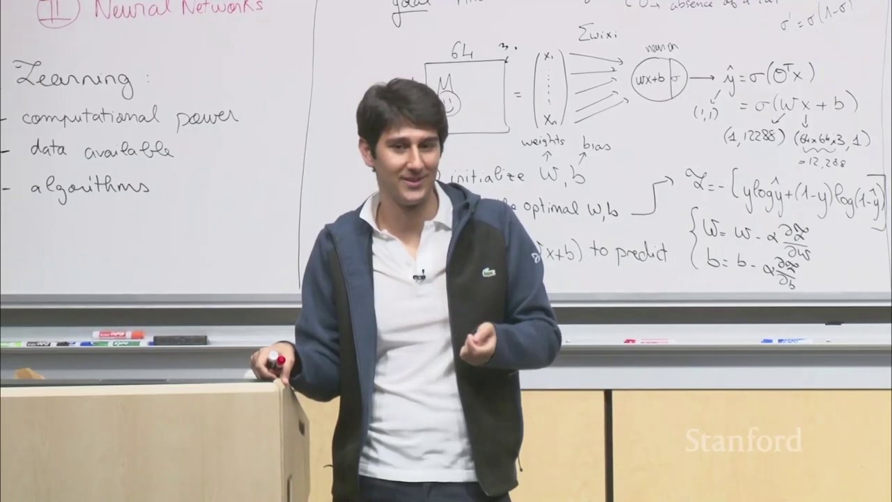 Lecture 11: Introduction to Neural Networks | Stanford CS229 Machine Learning Course