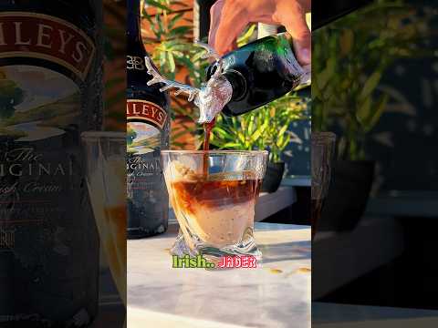 The Irish Jager ☘️🦌 Baileys irish cream + Jagermeister #irishjager #baileys #jagermeister #jager