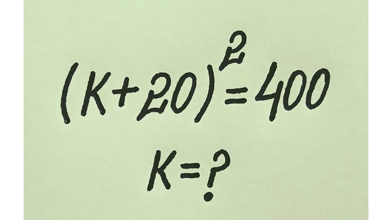 Indian Olympiad Math Algebra Problem: Can You Solve for k?
