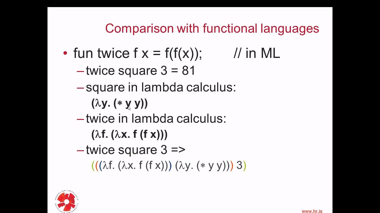 Programming Languages: Lambda Calculus - 2