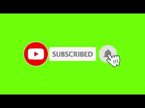 Animated Green Screen Subscribe & Bell Button π