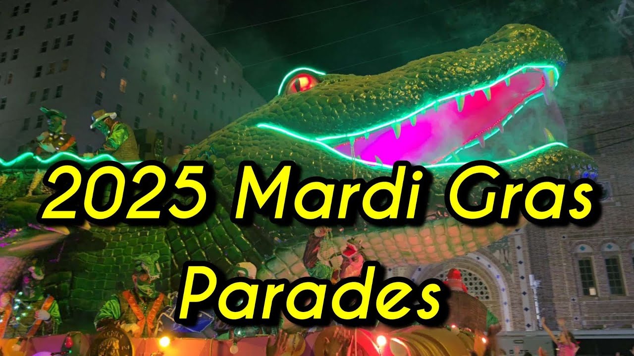 Best Mardi Gras Floats 2025 in 8K π