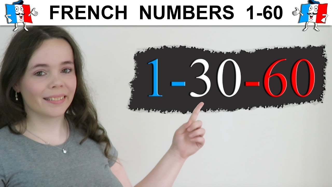 French Numbers 1-60 | Learn Counting in French 🇫🇷