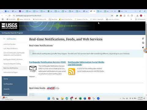 How to get earthquake aftershock data