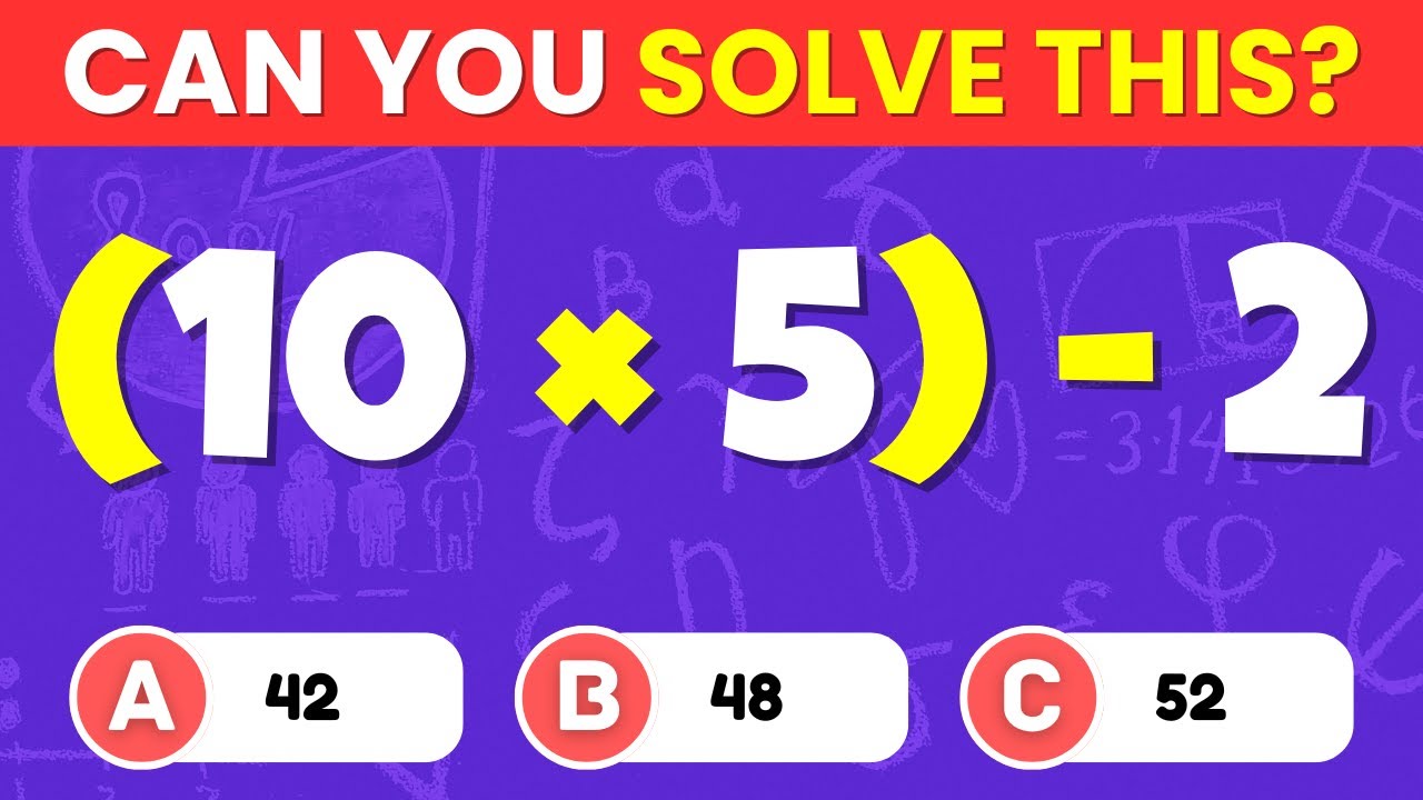 Ultimate Math Challenge: Test Your Skills from Easy to Impossible! 🧠