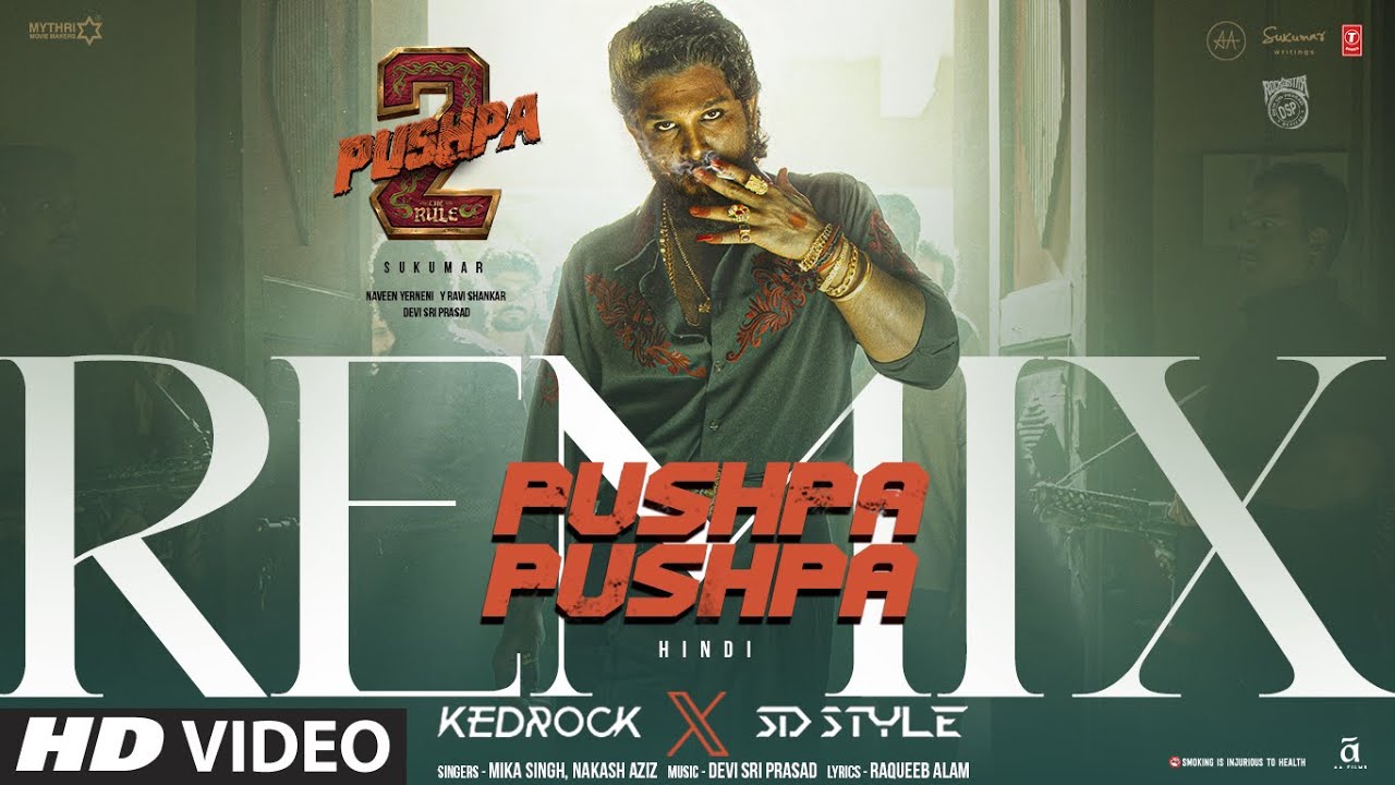 Pushpa Pushpa (Remix) | Allu Arjun & Mika Singh | Pushpa 2 The Rule 🎶