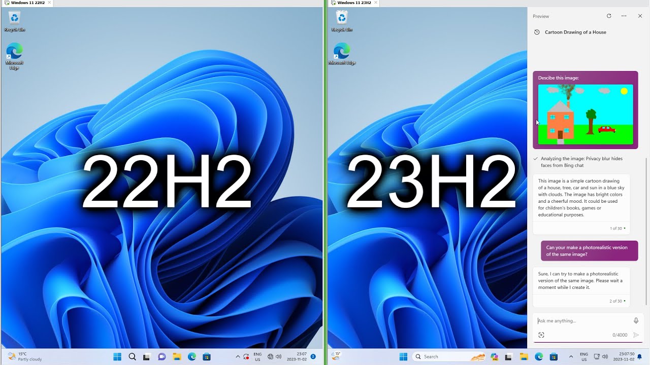Windows 11 23H2 vs 22H2: Key Updates Compared