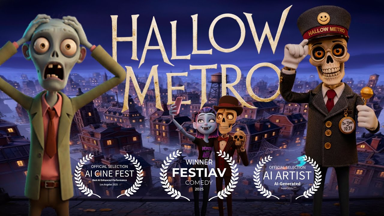 Hallow Metro 🚇: AI-Animated Mockumentary on City Monsters