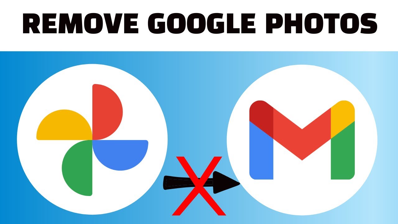 Remove Google Photos from Gmail Account 📷