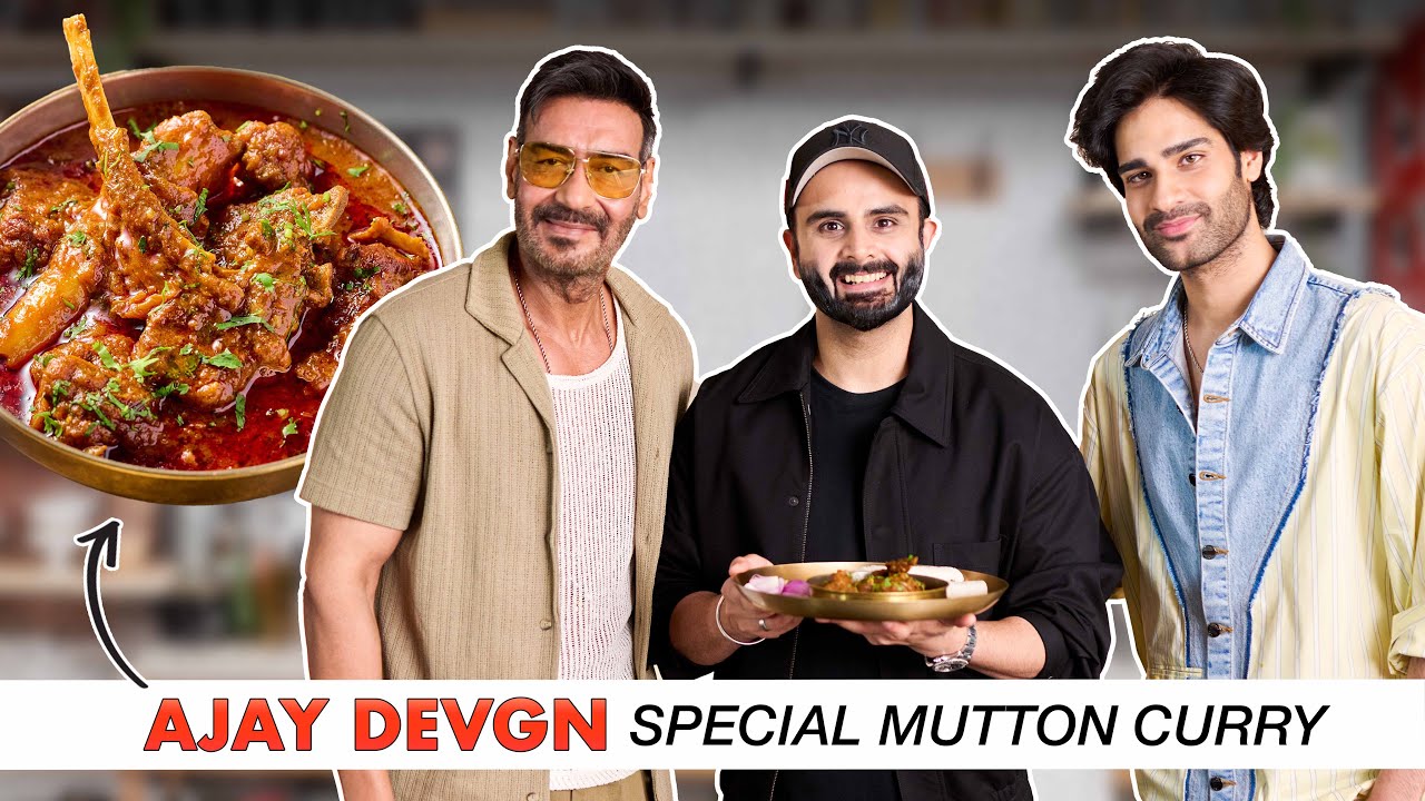 Ajay Devgn's Special Mutton Curry with Aaman & Chef Keer ЁЯНЫ