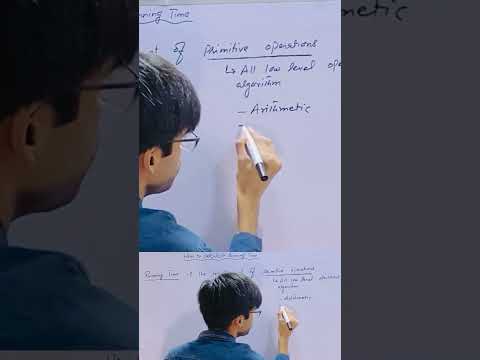 What is running time in Algorithm Analysis #algorithmanalysis #runningtime #timecomplexity #daa #dsa