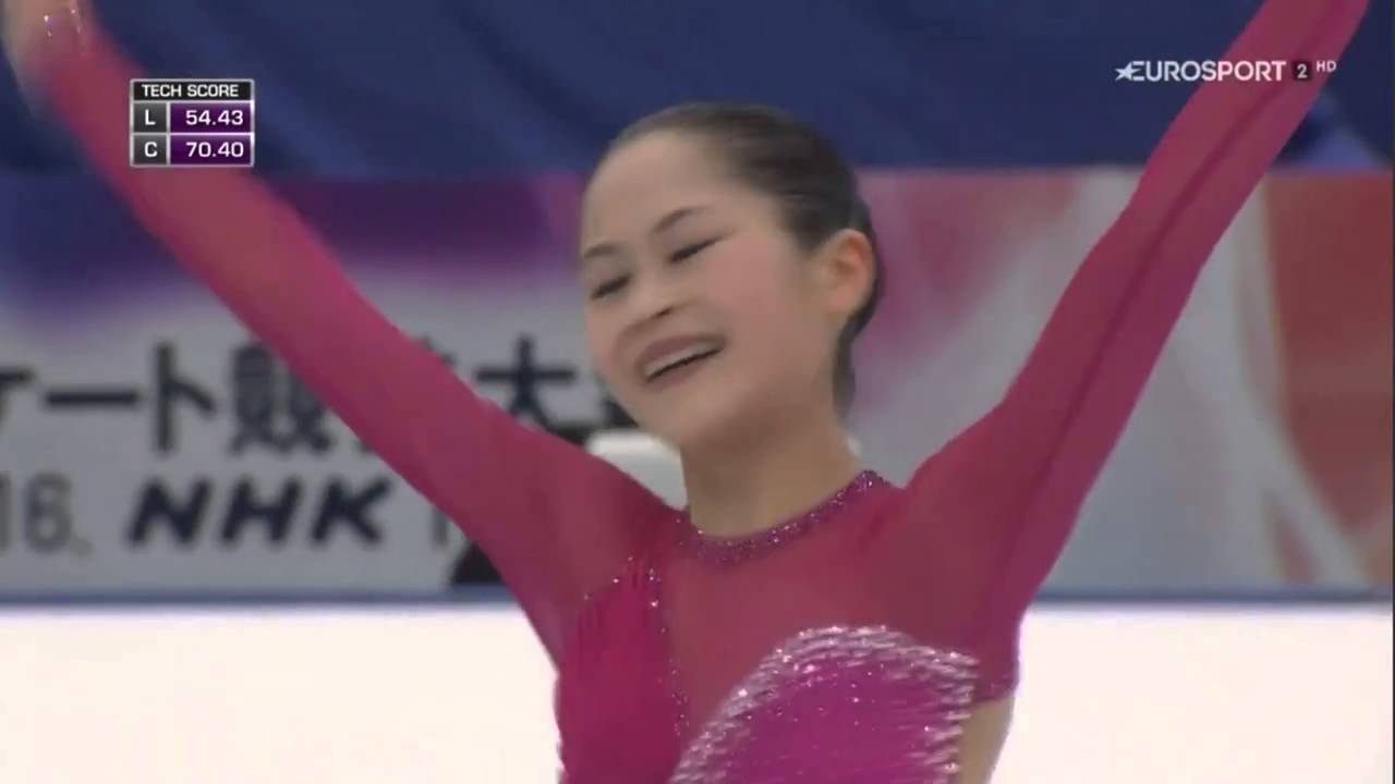 Satoko Miyahara at NHK Trophy 2015 Free Skating ❄️