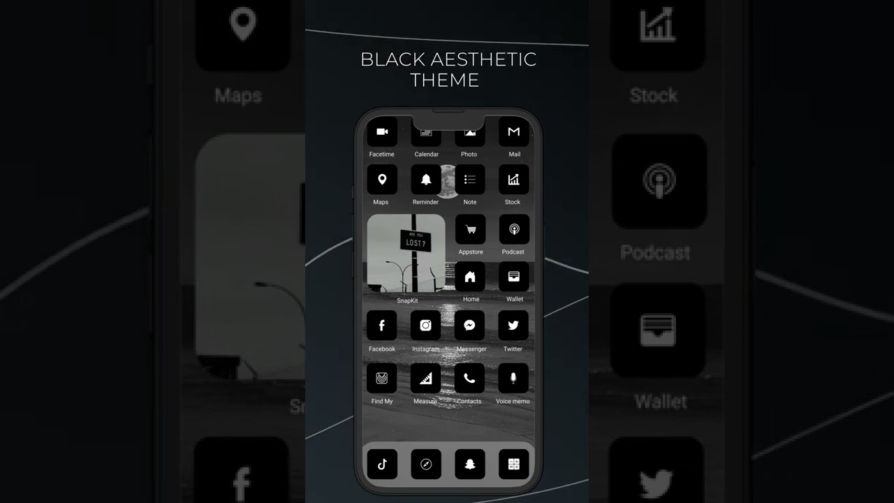Create Aesthetic Black Themes for Your Phone 🎨