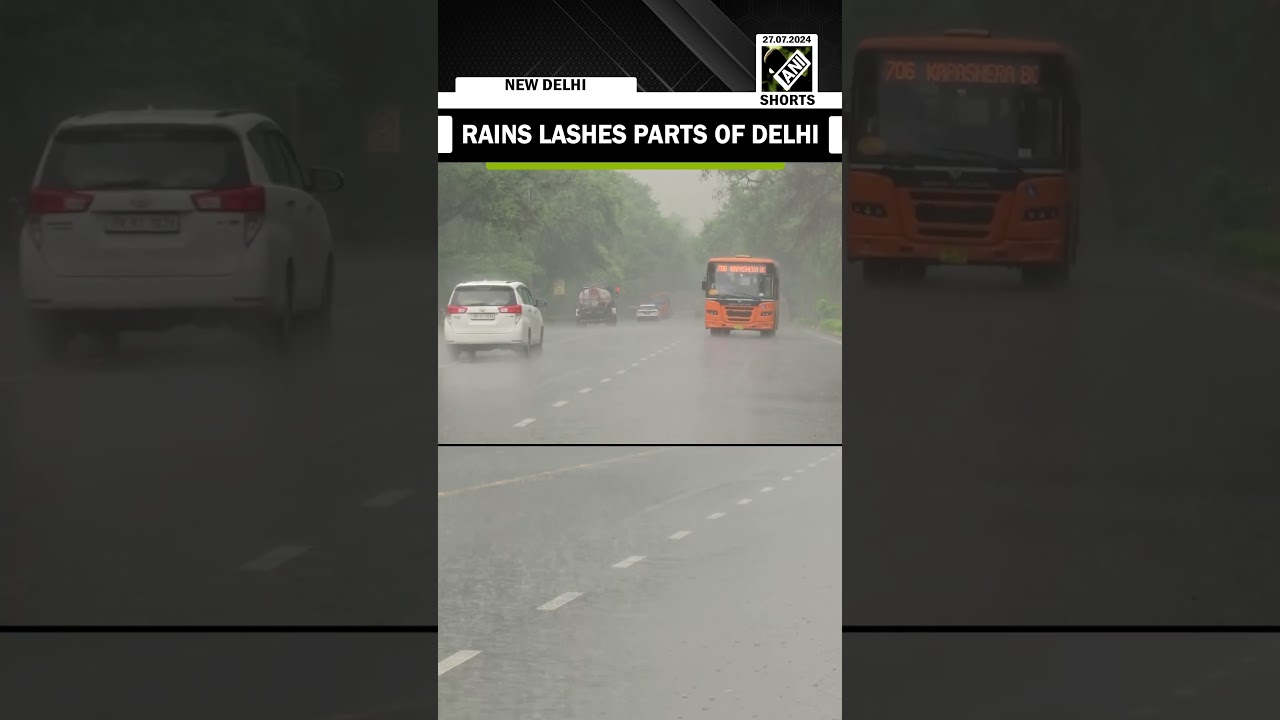 Heavy Rains Hit Delhi, Temperatures Rise to 35°C ☔️