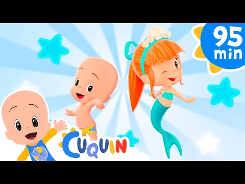 Aprende a nadar y a bailar 👙 y más canciones infantiles para bebés con Cleo y Cuquín