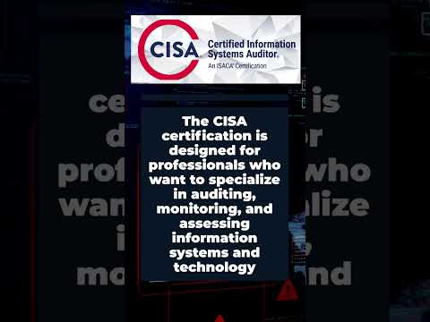 CISA: Certification for Information Systems Auditors