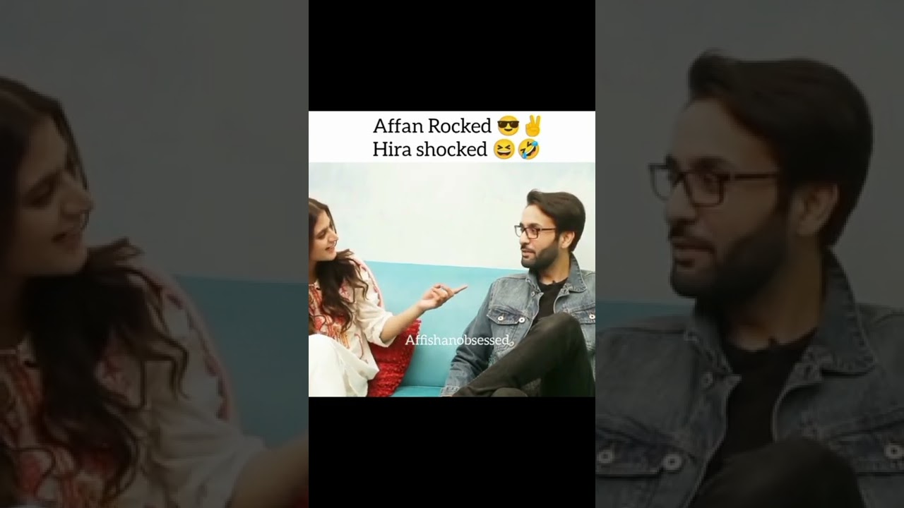 Affan Waheed & Hira Mani in Shocking Short Drama 😎