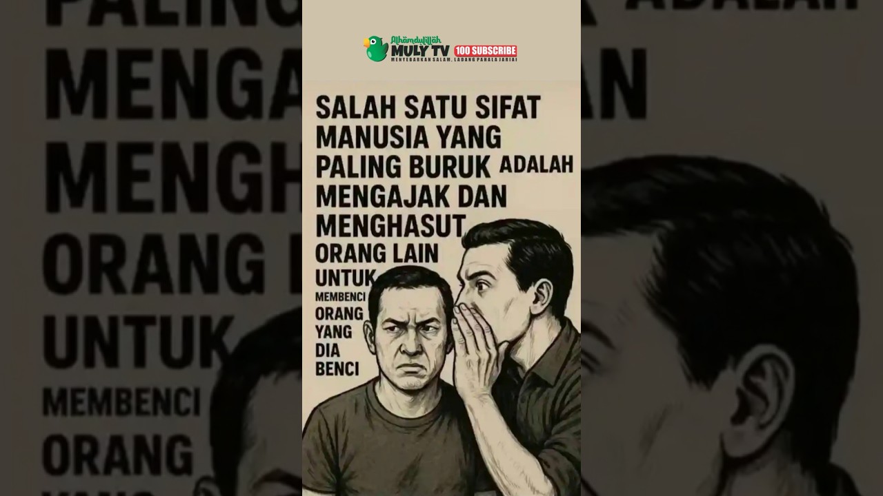 Ciri Buruk Manusia yang Perlu Dihindari