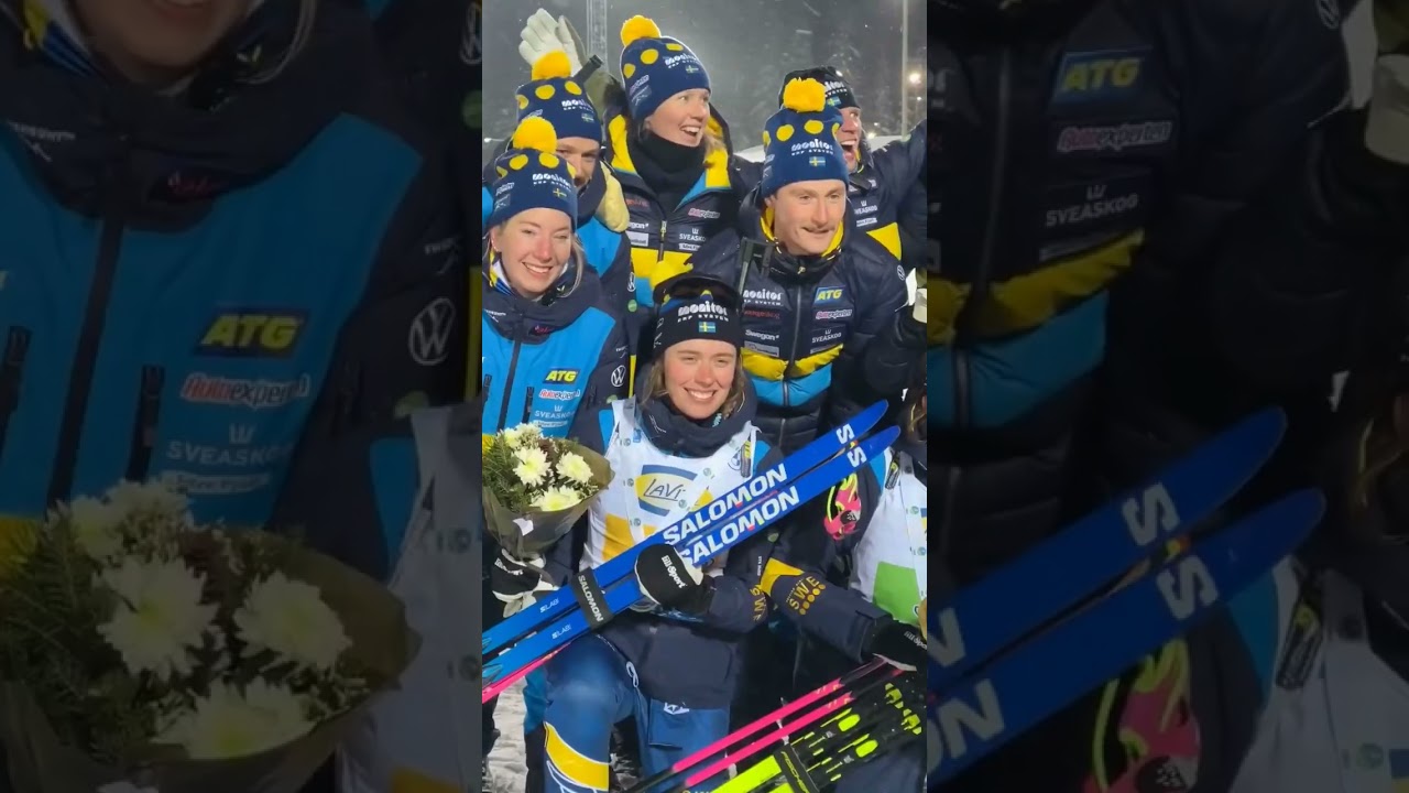 Elvira Oeberg Shines with Silver in Women's Relay 🥈