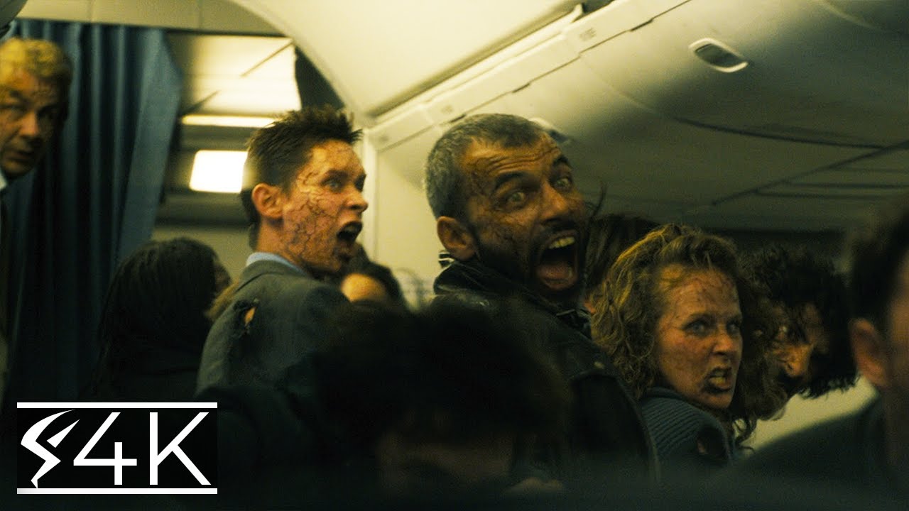 Zombies on Plane in World War Z (4K) 🧟‍♂️