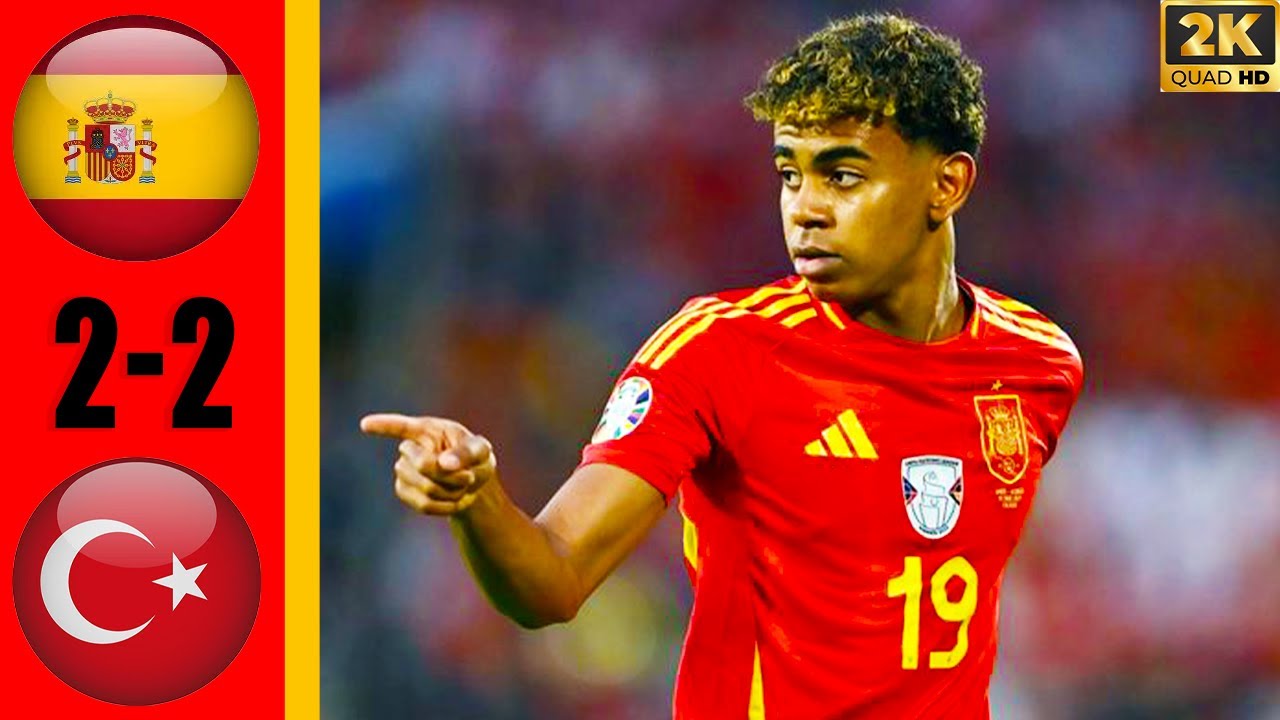 Turkey Stuns Spain with 2-2 Draw ⚽