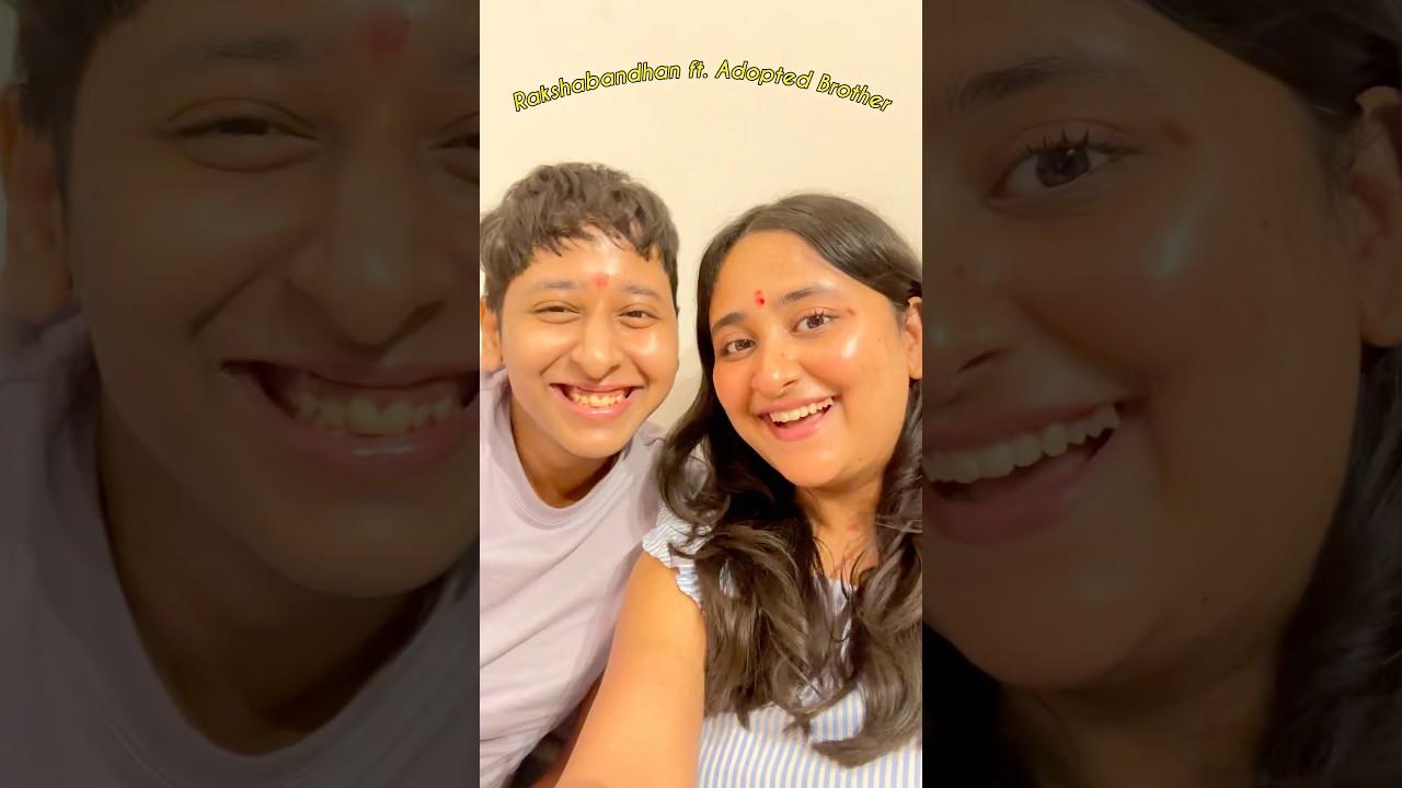 Rakshabandhan with My Adopted Brother 🎁