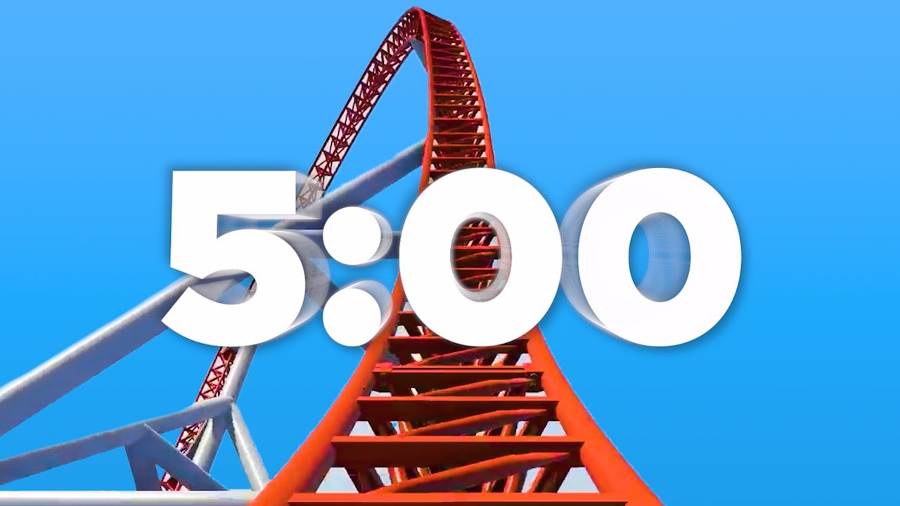 5-Minute Roller Coaster Countdown 🎢