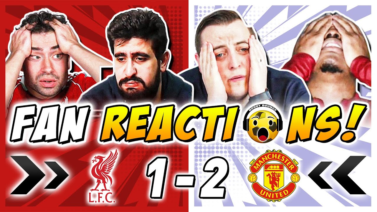 Liverpool Fans Heartbroken After 1-2 Defeat to Man United 😢 | Premier League Reactions