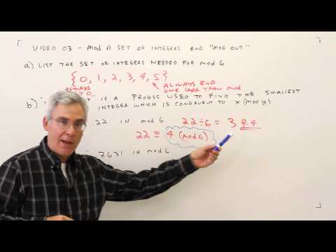 O3--Integers in Modular Arithmetic and "Modding Out"