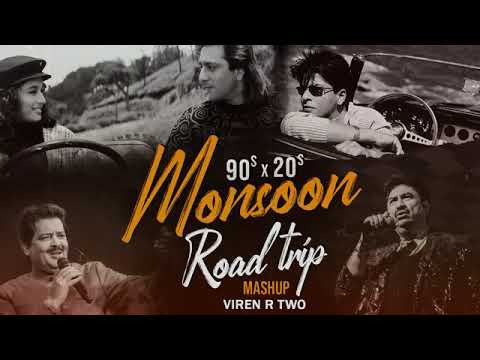 "Monsoon Drive Mashup 🌧️ | 90s - 2000s Bollywood Love Hits | Romantic Jukebox 2025"
