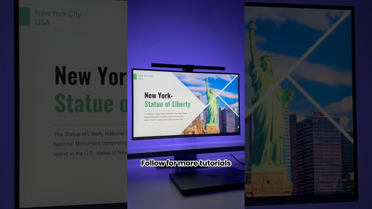 Create a Cool PowerPoint Slide in 36 Seconds π