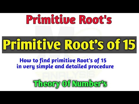 Primitive root of 15 | how to find primitive root of 15