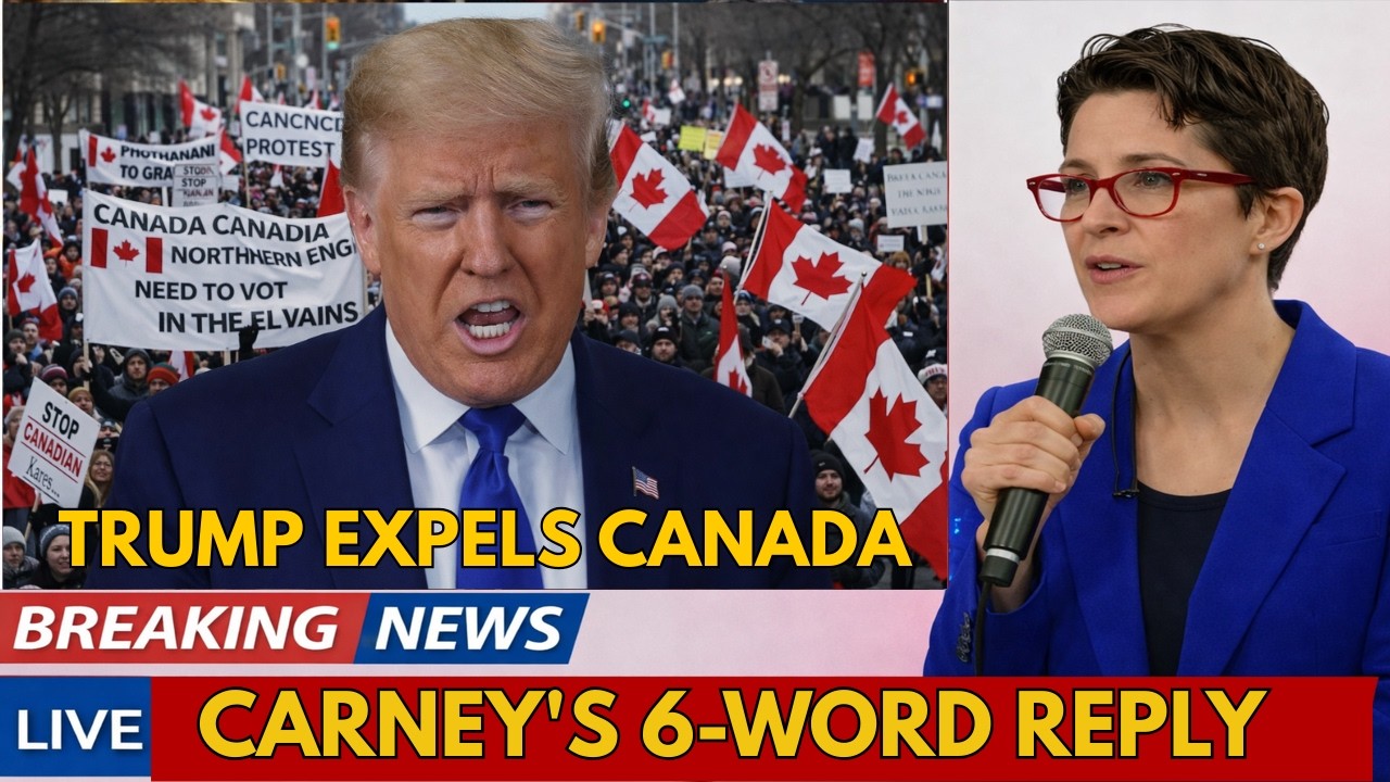 Trump Expels Canada, Carney's Response Stuns Washington 🇺🇸