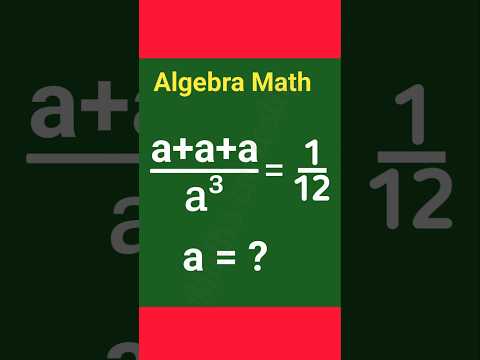 A nice algebra problem #maths #algebra