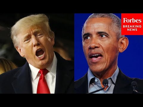 Barack Obama Sounds Off On Trump's 'Family Crypto Business'At Mikie Sherrill New Jersey Rally