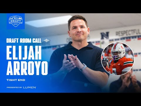 Elijah Arroyo Gets The Draft Call | 2025 NFL Draft