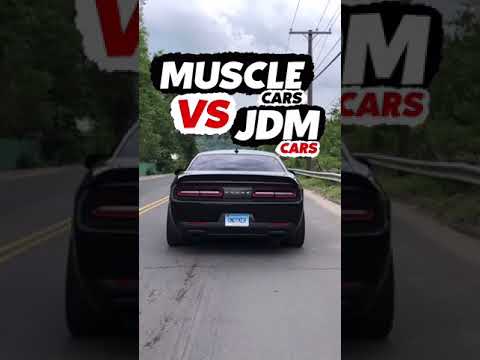 MUSCLE CARS VS JDM CARS 🔰