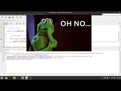 How to fix uncompilable source code in NetBeans | Linux Mint
