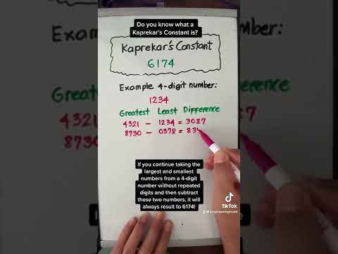 What’s is Kaprekar’s Constant?