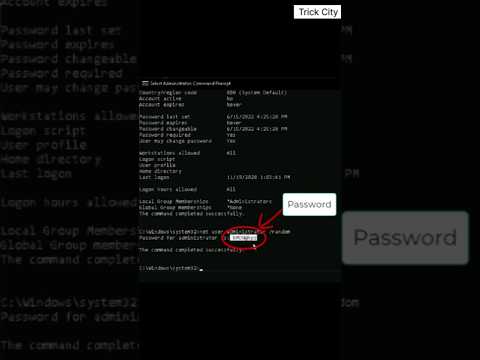 Find your computer password with CMD #shorts