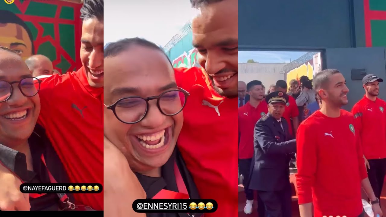 زبير يزور نزلاء سجن سلا مع بعثة المنتخب الوطني 🏟️