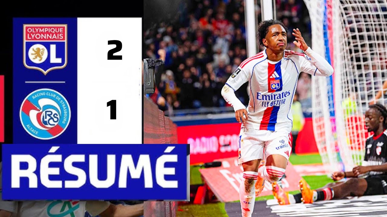 Lyon vs Strasbourg 2-1: Exciting Ligue 1 Match Highlights with Key Moments ⚽