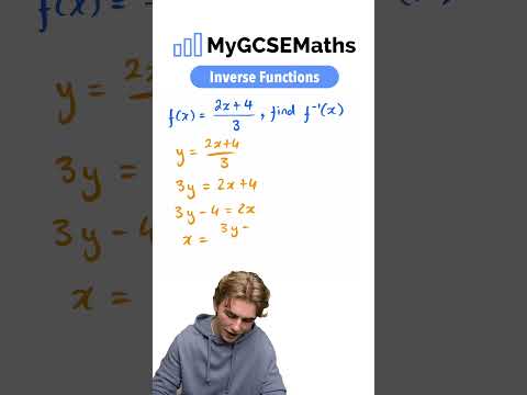Inverse Functions | GCSE Maths 2025