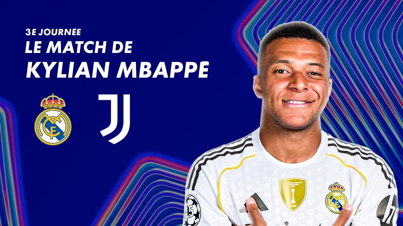 Kylian Mbappé face à la Juventus - Ligue des champions 2025-26 (J3)
