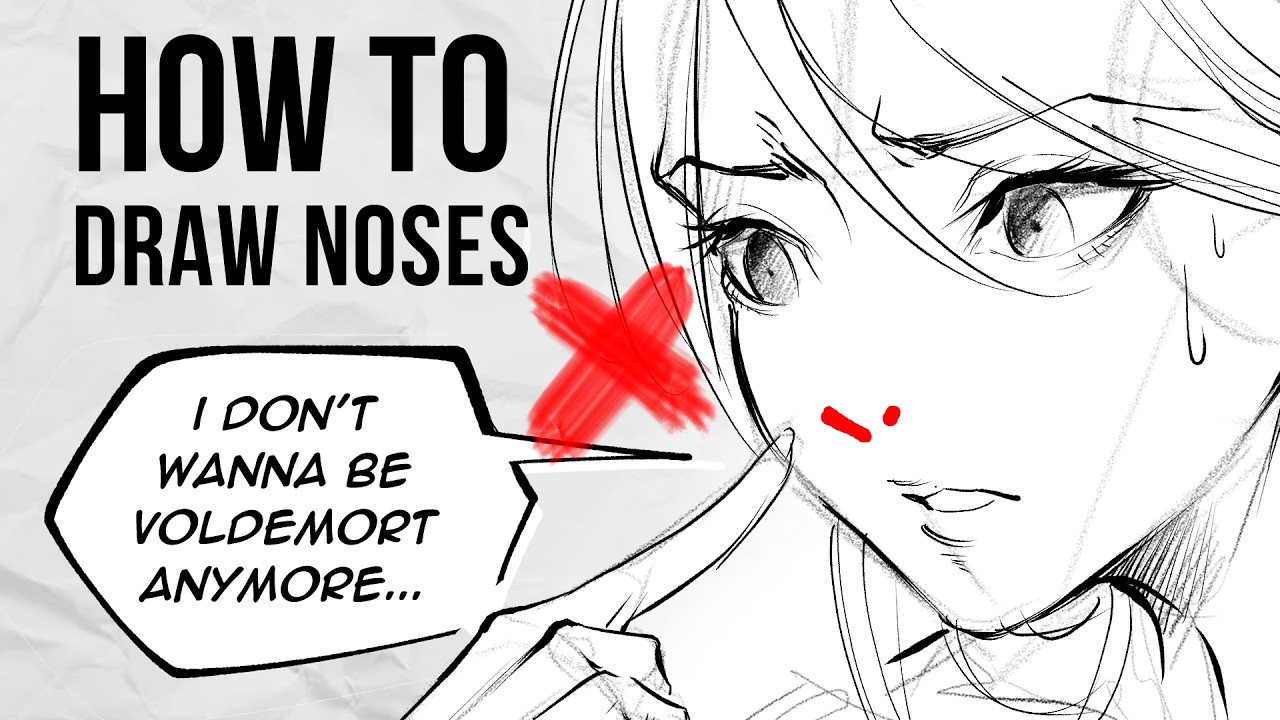 How to (Not) Draw Noses | Beginner Tutorial 👃